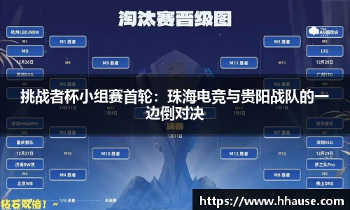 挑战者杯小组赛首轮：珠海电竞与贵阳战队的一边倒对决